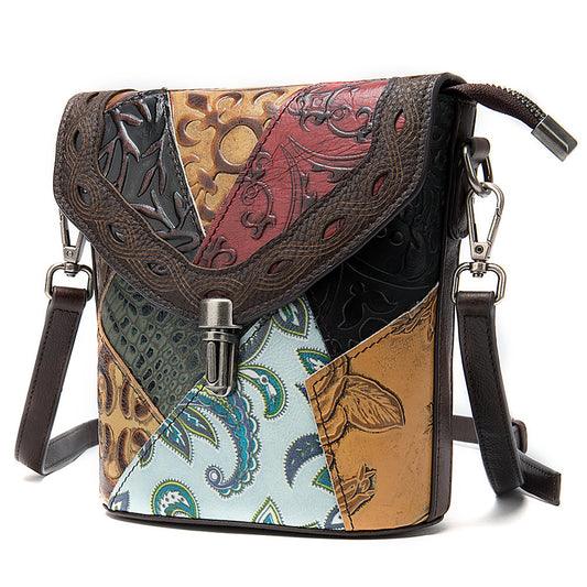 Ladies Messenger Handbags Hit Color