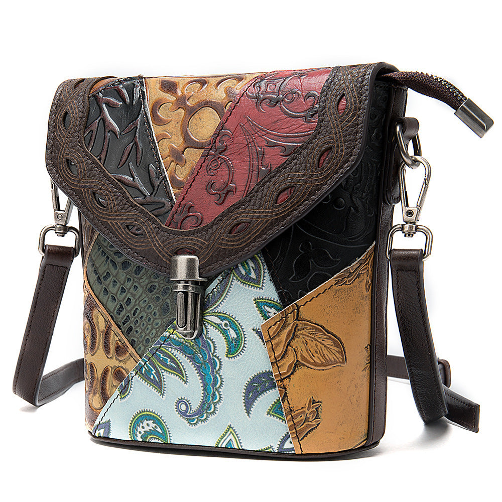 Ladies Messenger Handbags Hit Color