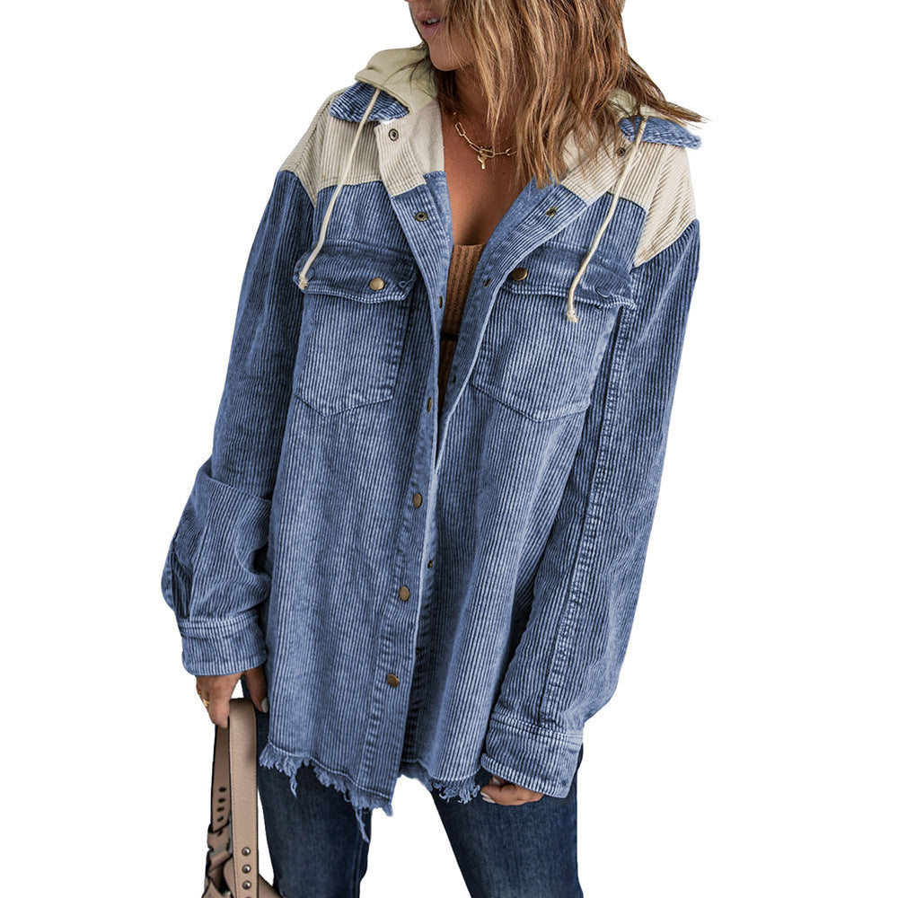 New Women's Cardigan Hooded Coat