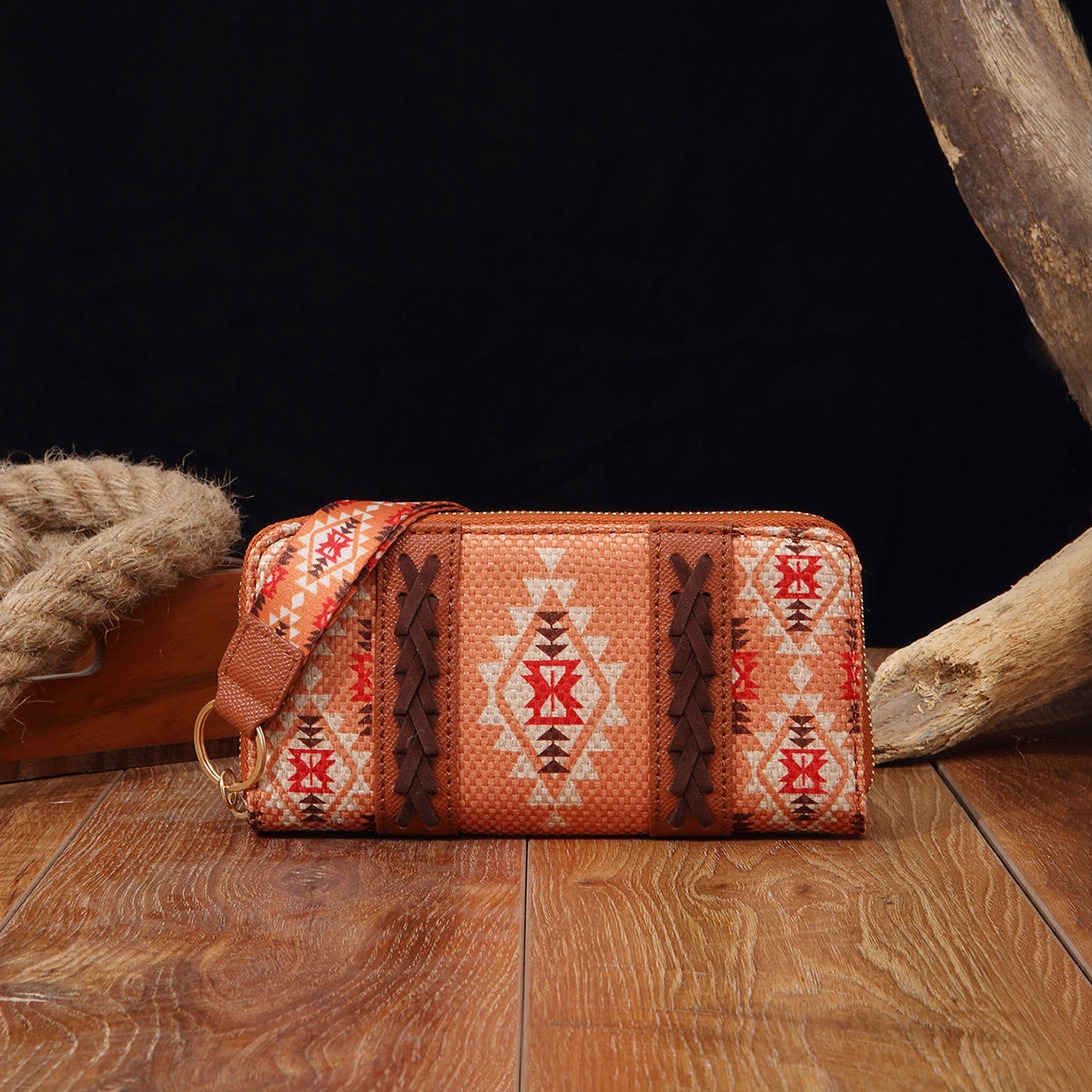 Vintage Cotton Wallet Card Holder