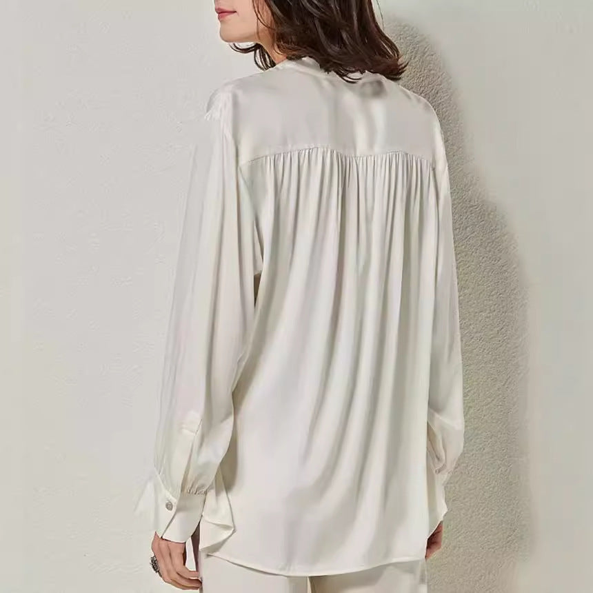 French Silk Shirt For Women