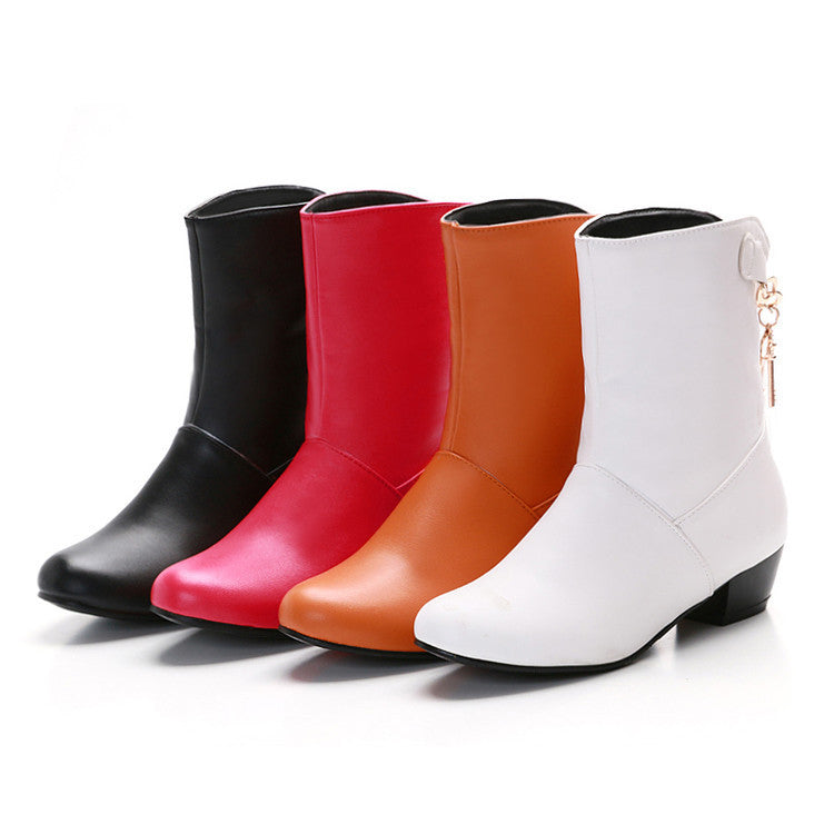 Women's PU Ankle Boots