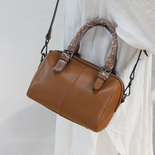 Leather retro art bag