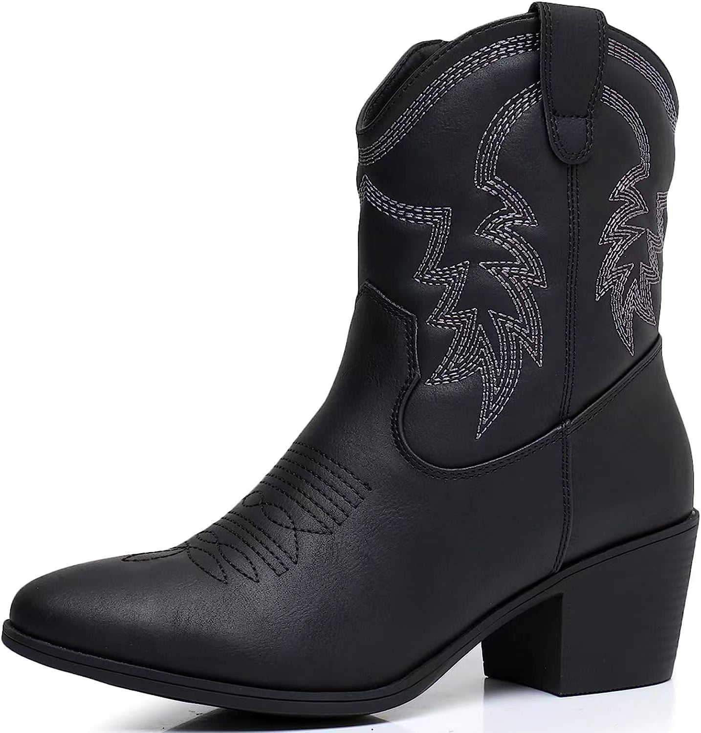 European And American Western Denim Boots