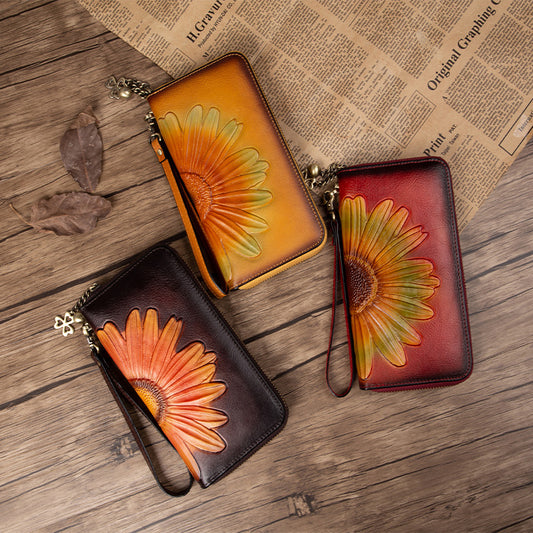 Women's First Layer Cowhide Wallet