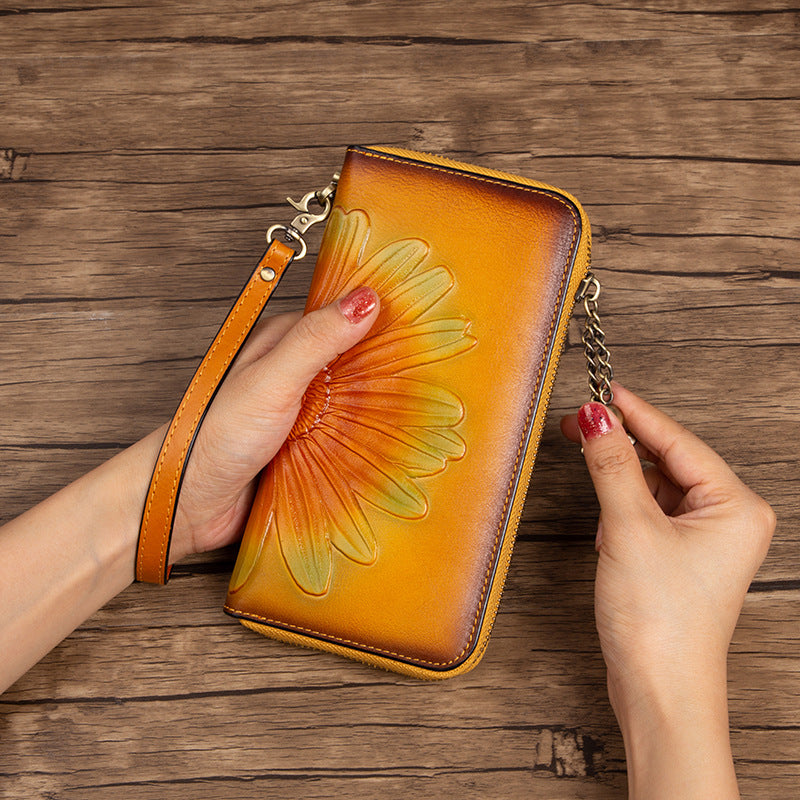 Women's First Layer Cowhide Wallet