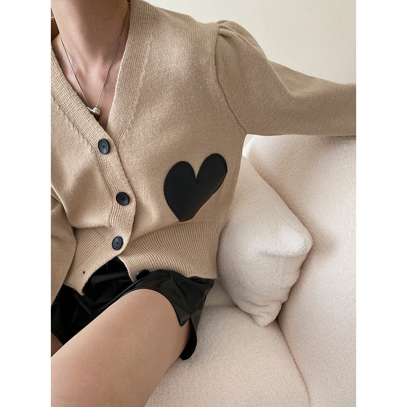 V-neck Knitted Cardigan