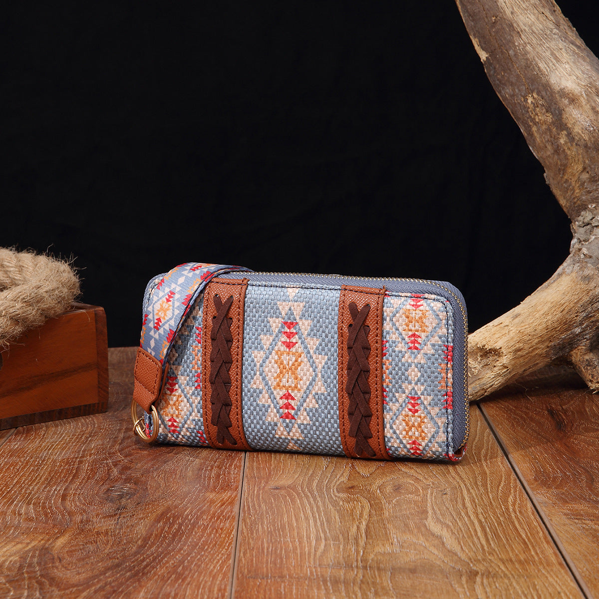 Vintage Cotton Wallet Card Holder
