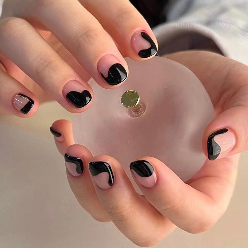 Oblique French Simple Wearing Manicure
