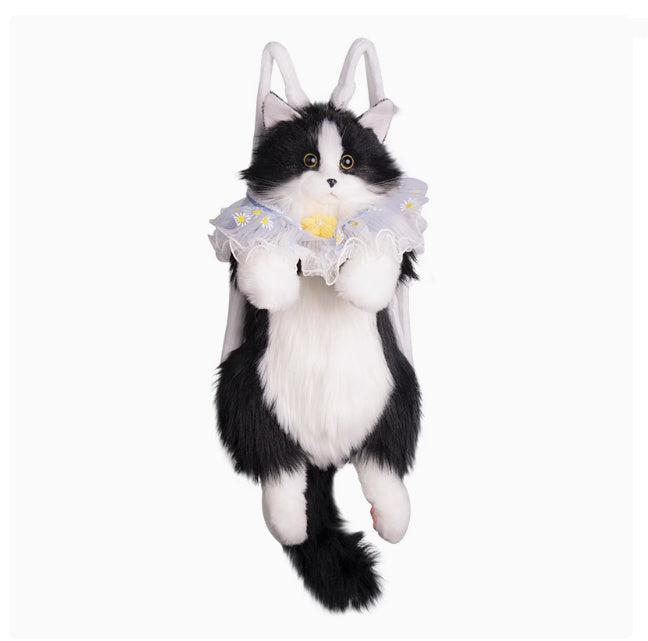 Cat Backpack Simulation Plush Toy