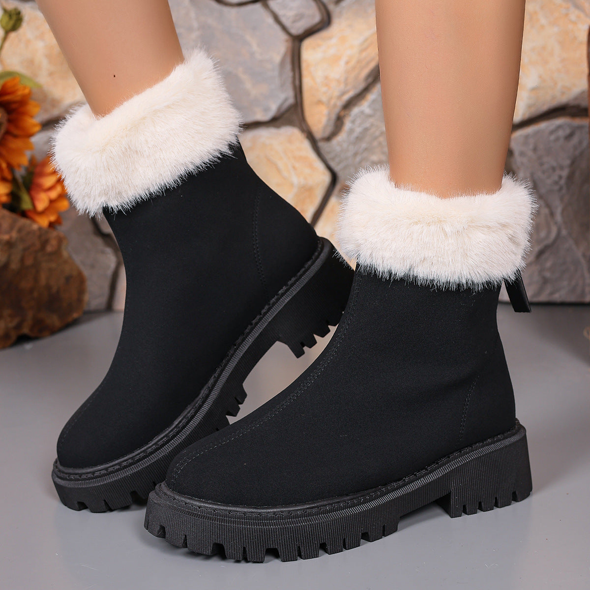 Square-heeled Boot For Women