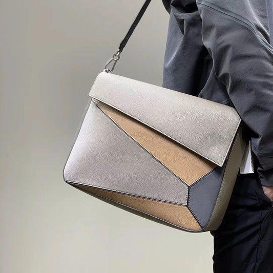 Color matching diagonal bag