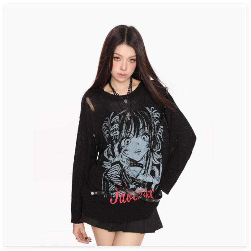Ladies' Sweater Hoodie Top