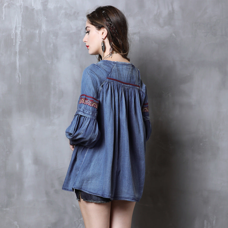 Lantern Sleeve Shirt Women