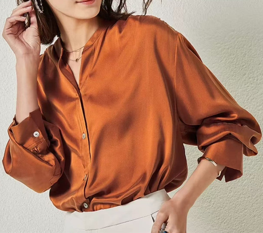 French Silk Shirt For Women