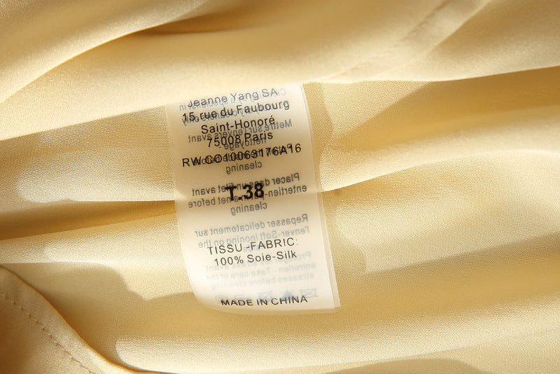 Turnover Style Commuter Silk Shirt