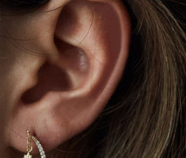 Women's Crescent Moon Earrings