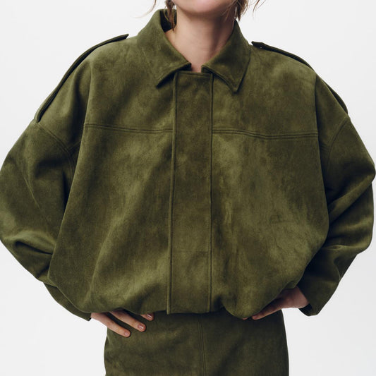 Women's Batwing Sleeve Pilot Jacket
