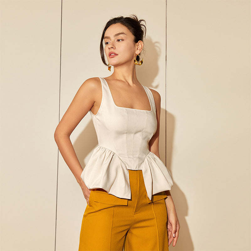 Women's Top Shirt Spaghetti-strap Vest