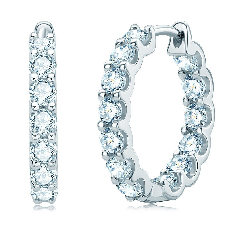 Full Diamond Sense Ear Ring