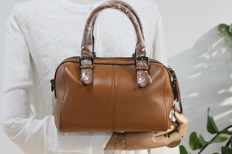 Leather retro art bag