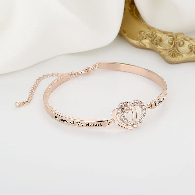 Heart-to-heart Print Bracelet Wrist