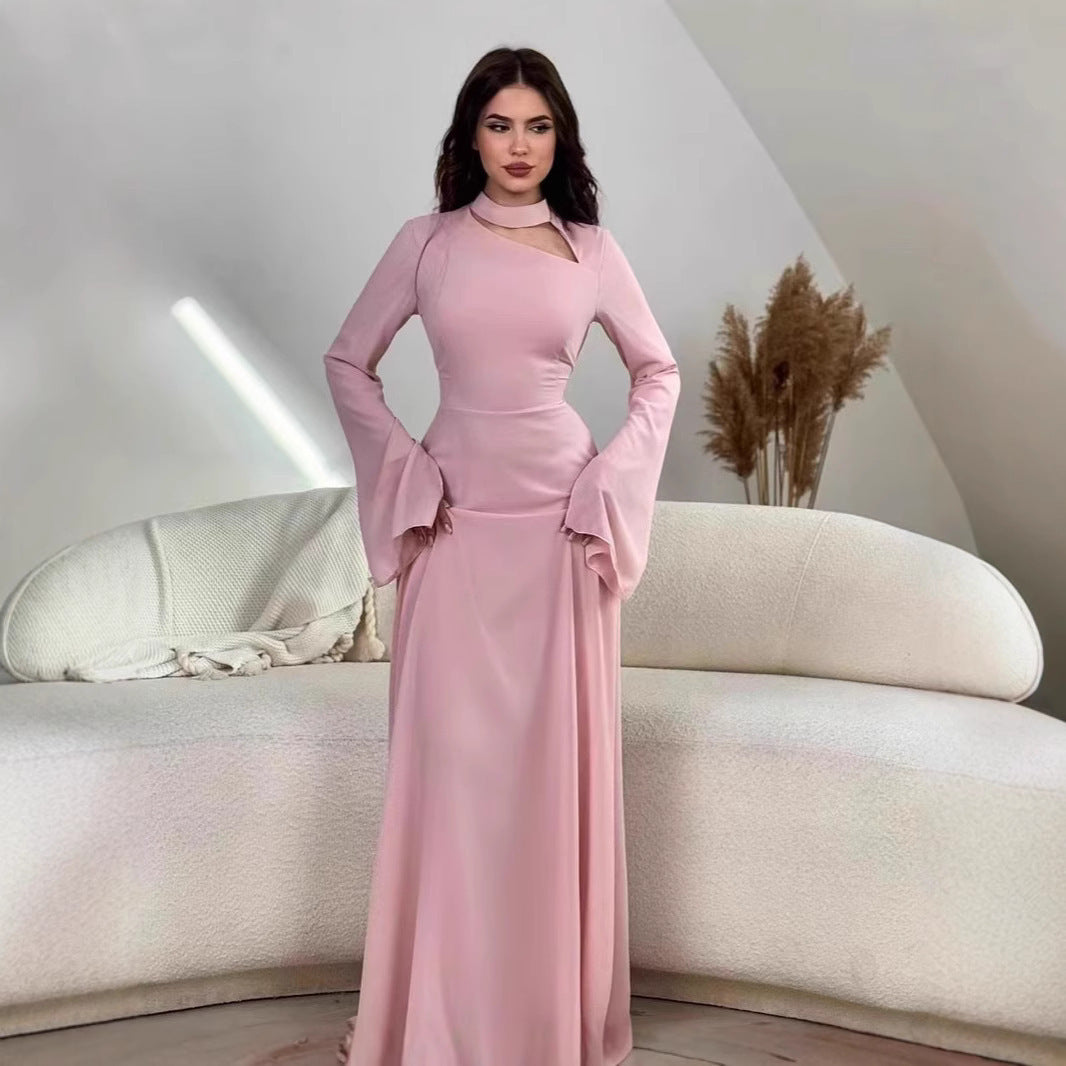 Long Sleeve Slim Fit Dress