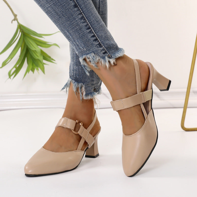 Mid Heel Women's Chunky Heels