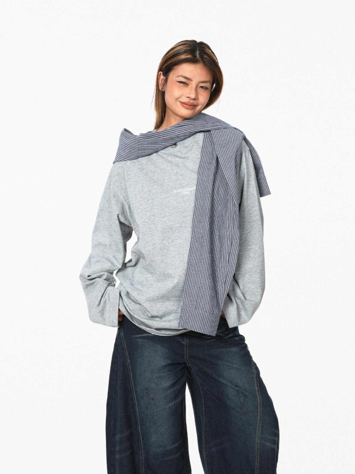 Retro Sleeve T-shirt Top