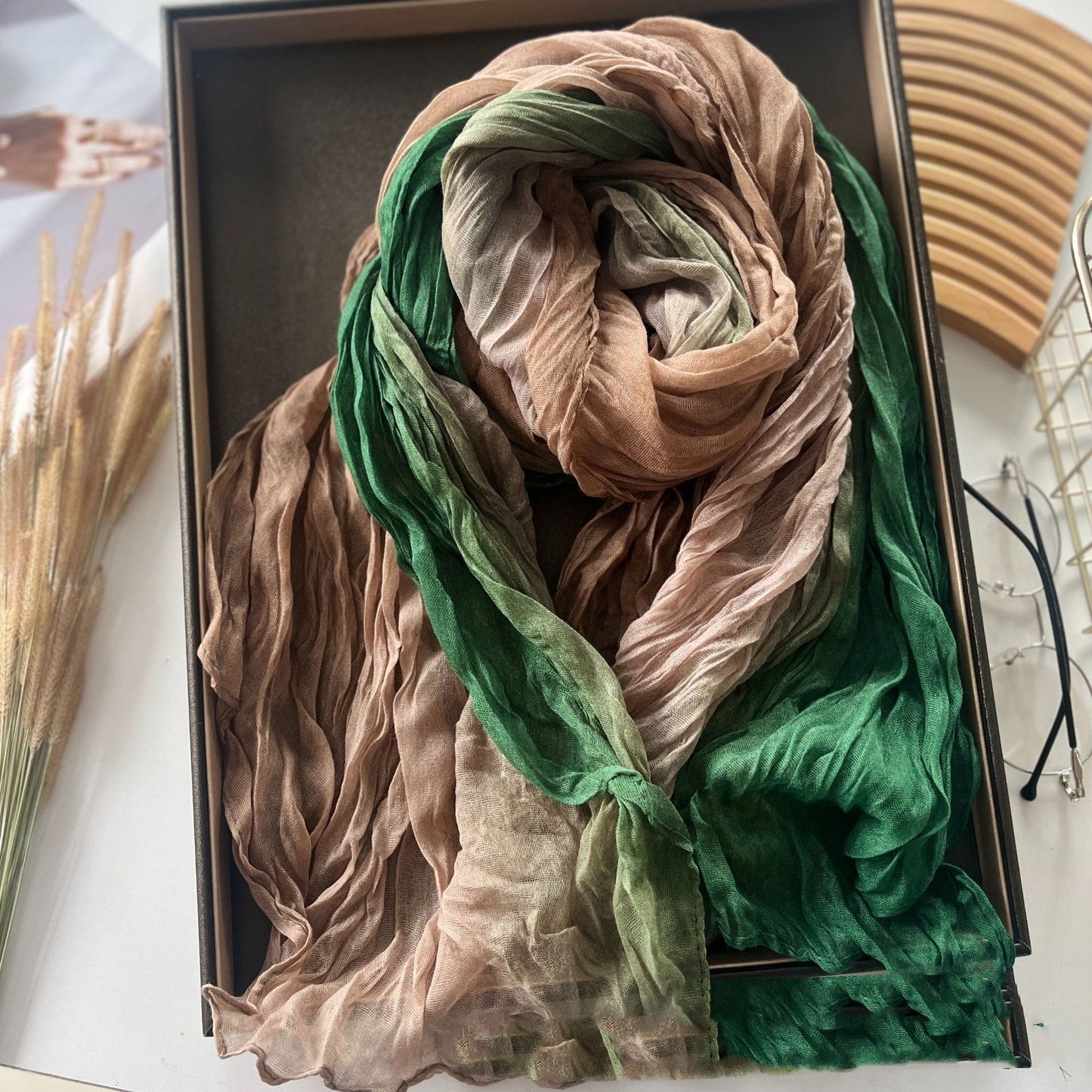 Matching Autumn And Winter Cotton And Linen Feel Long Strip
