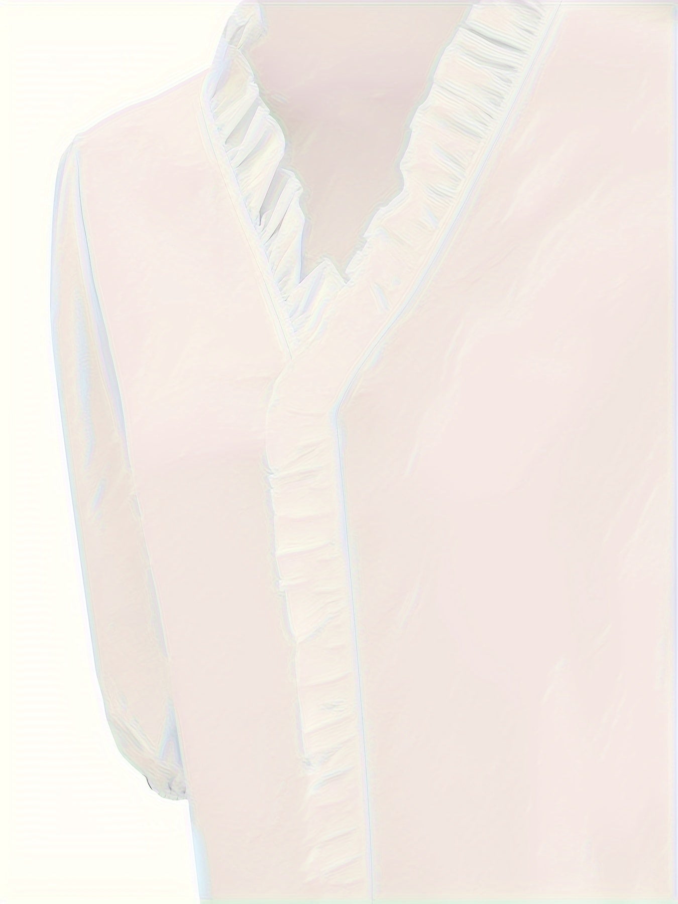 Women's Ruffled Casual Long-sleeved Shirt