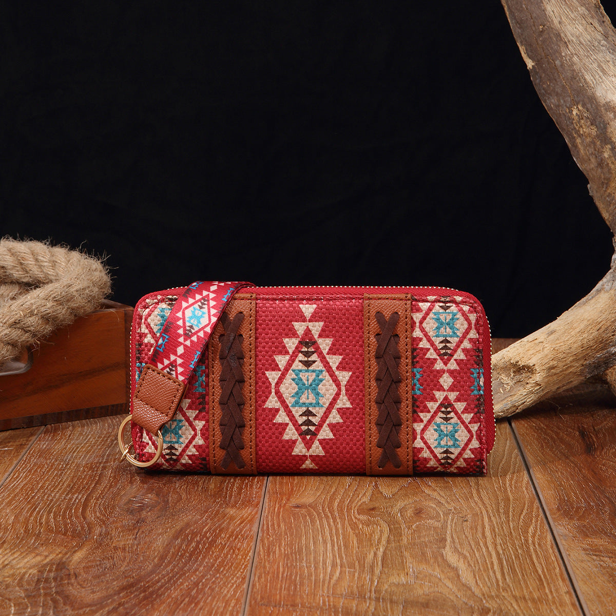 Vintage Cotton Wallet Card Holder