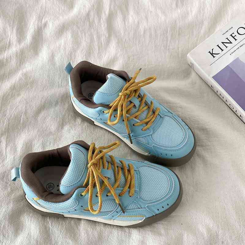 Blue Breathable Shoes For Women