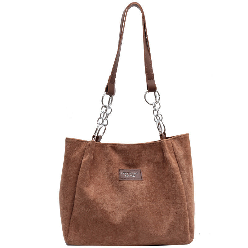 Casual Suede Large Capacity Bag