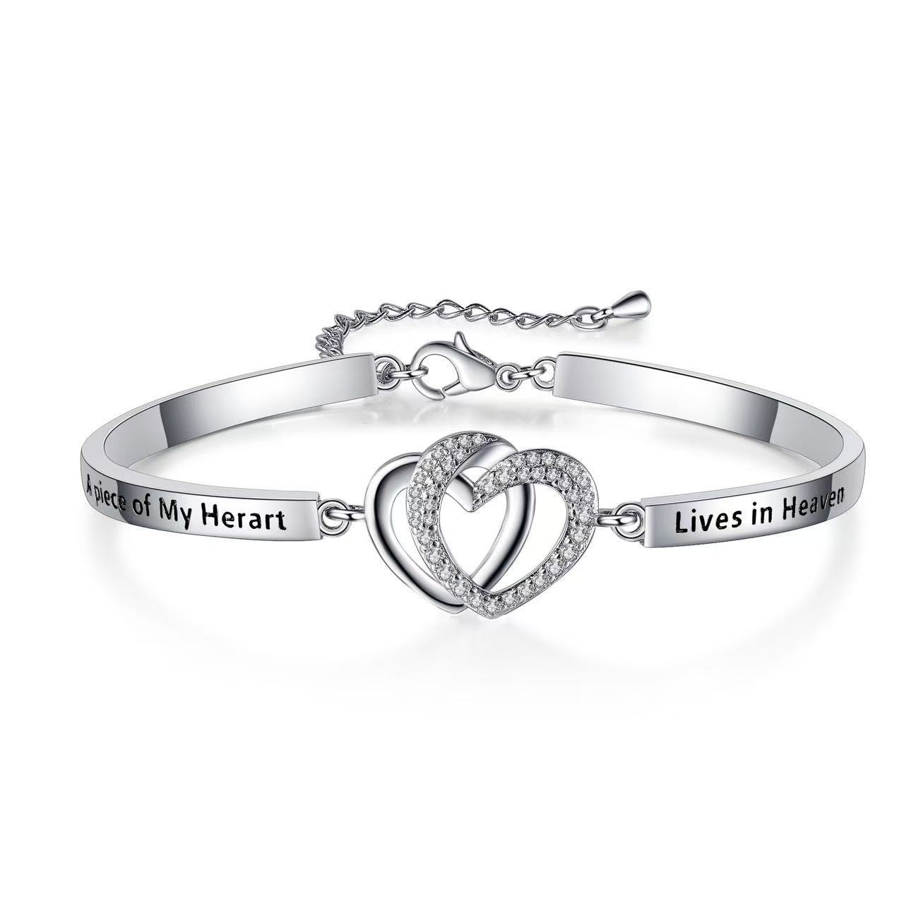 Heart-to-heart Print Bracelet Wrist
