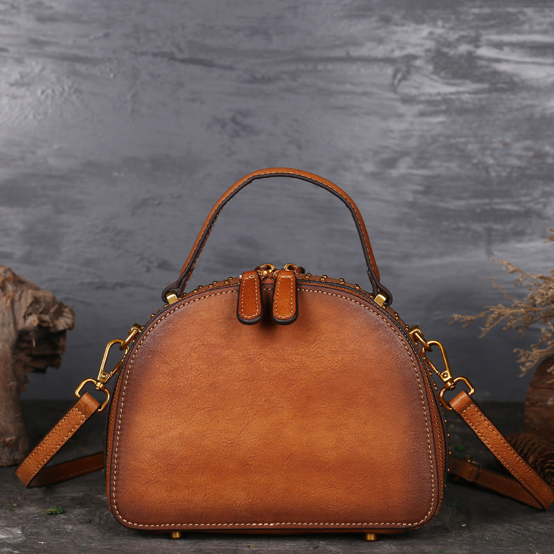 Vintage leather handbag