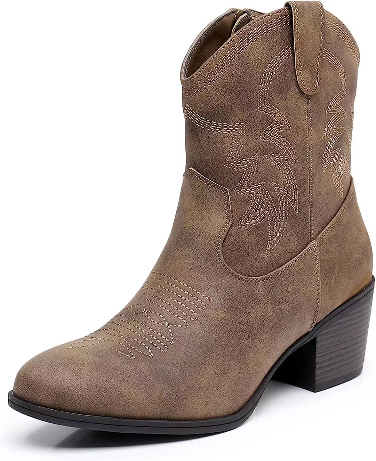 European And American Western Denim Boots