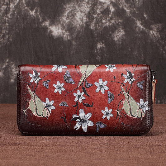 Women's Fashion Vintage Cowhide Wallet