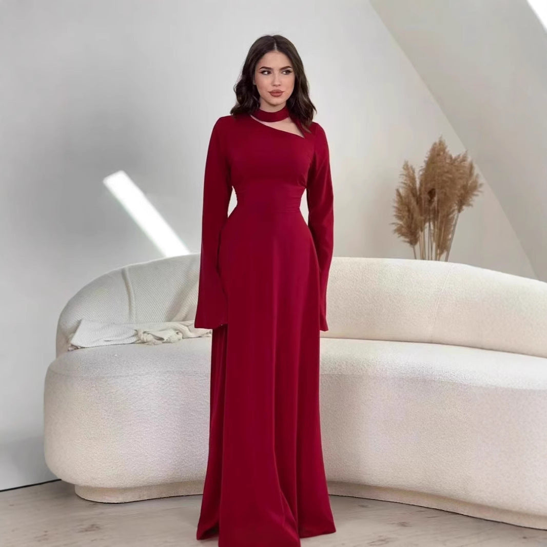 Long Sleeve Slim Fit Dress