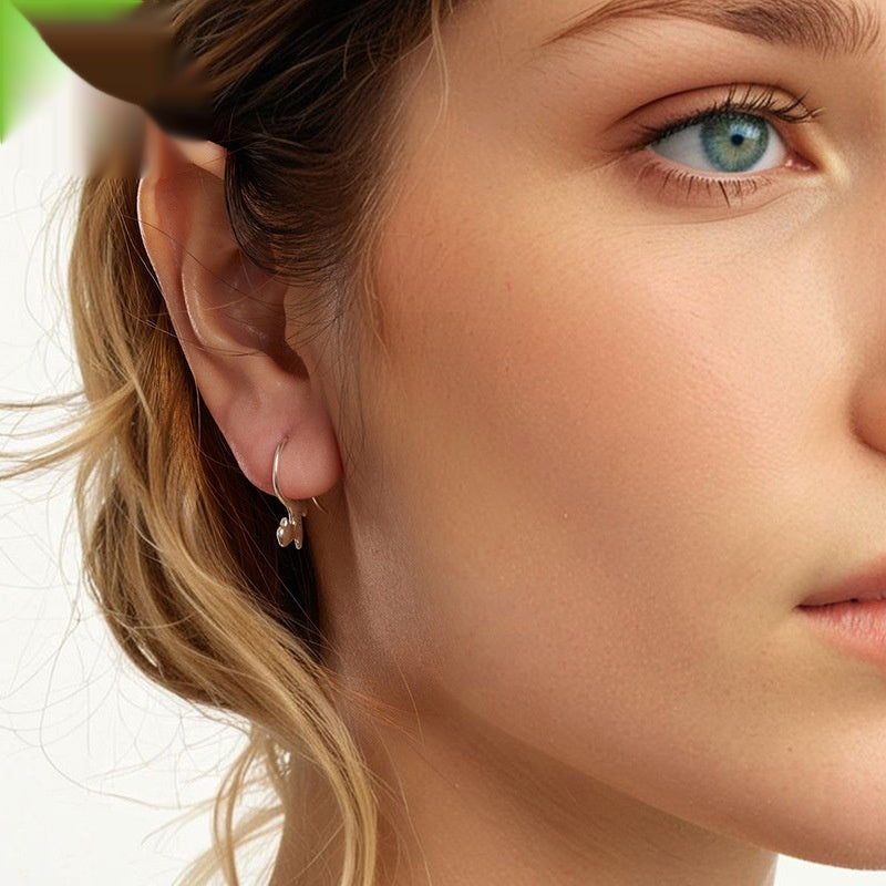 Kitty Simple Niche Cute Earrings