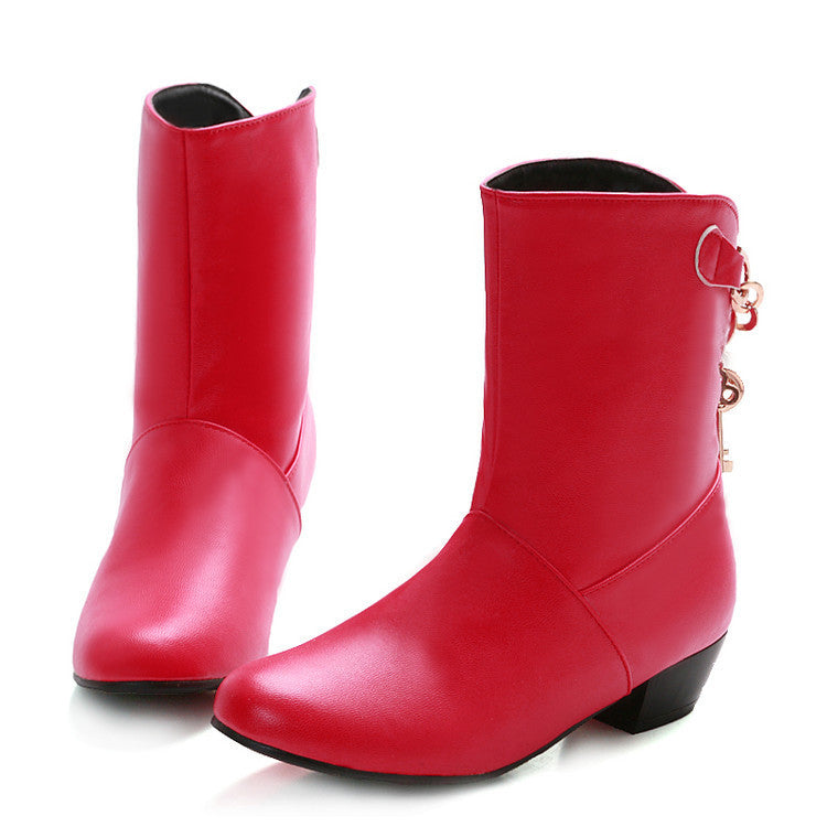 Women's PU Ankle Boots