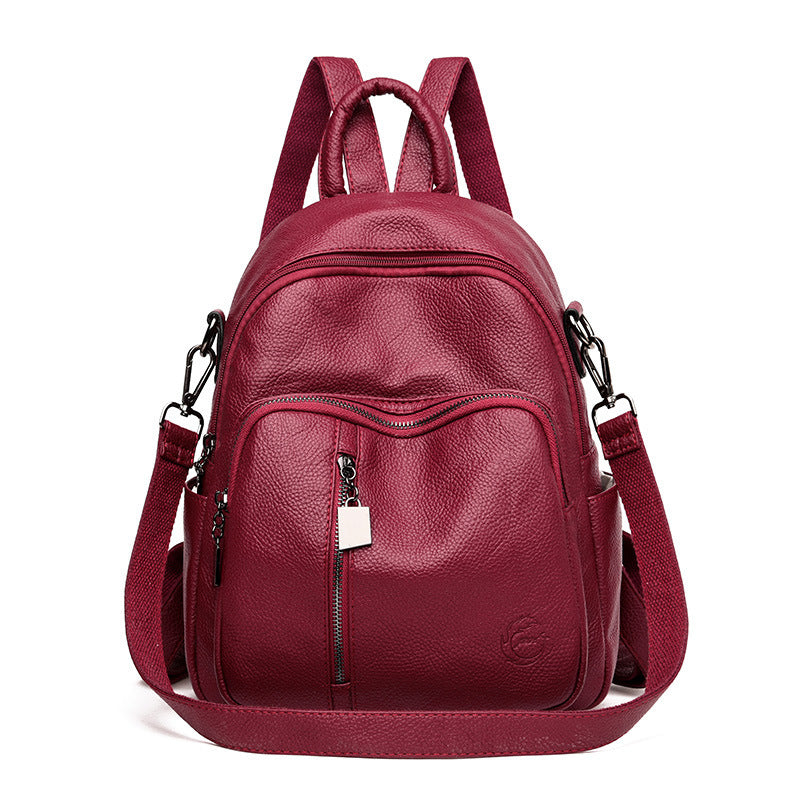Trendy Korean Casual Pu Soft Leather