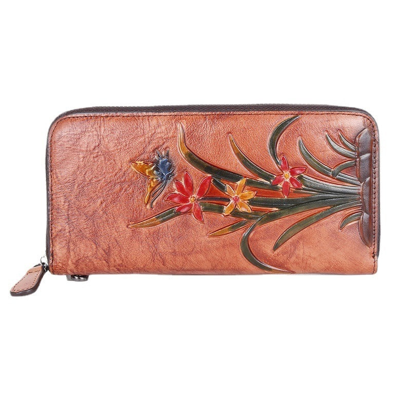 Retro Style Multiple Card Long Clutch