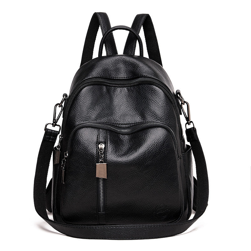 Trendy Korean Casual Pu Soft Leather