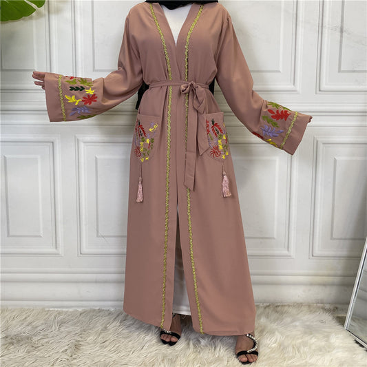 Cardigan Lace Up Women's Robe