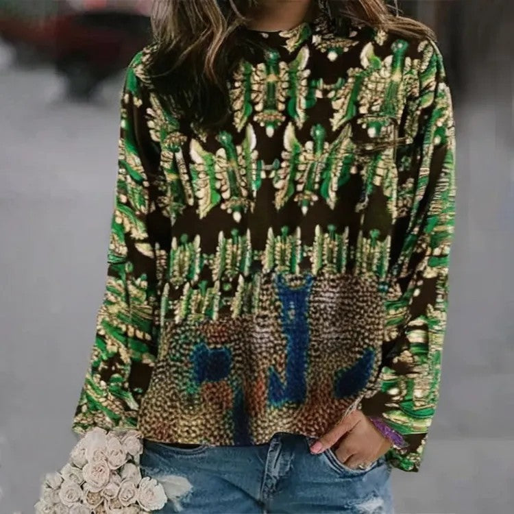 Digital Printed Women's Sweater