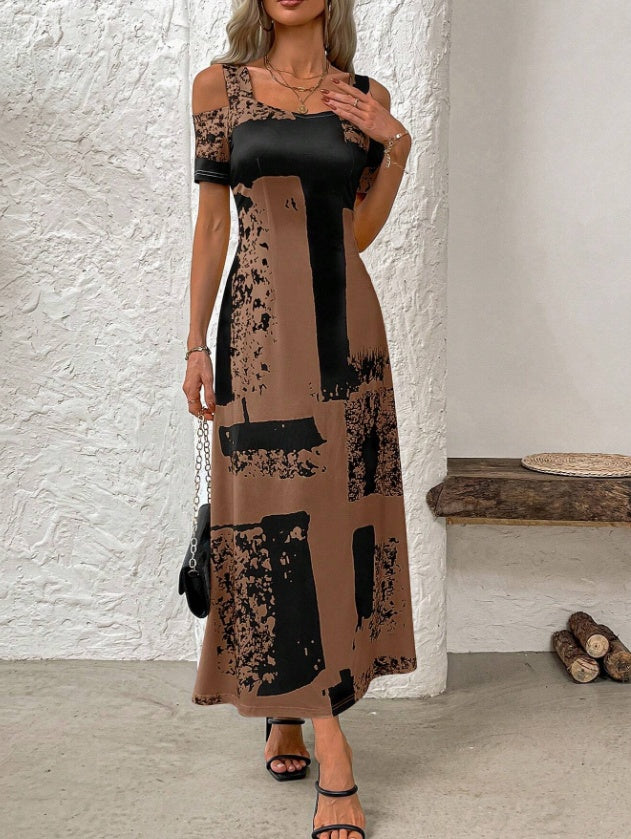 Summer Casual Short Sleeve Dress For Women