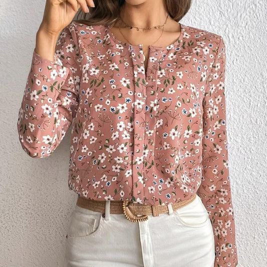 Ladies' Fashionable Long Sleeved Top