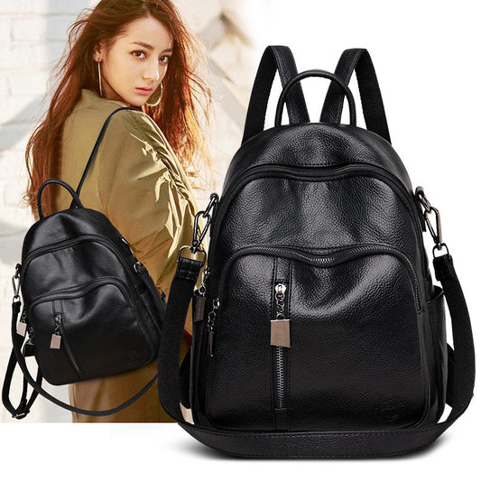 Trendy Korean Casual Pu Soft Leather
