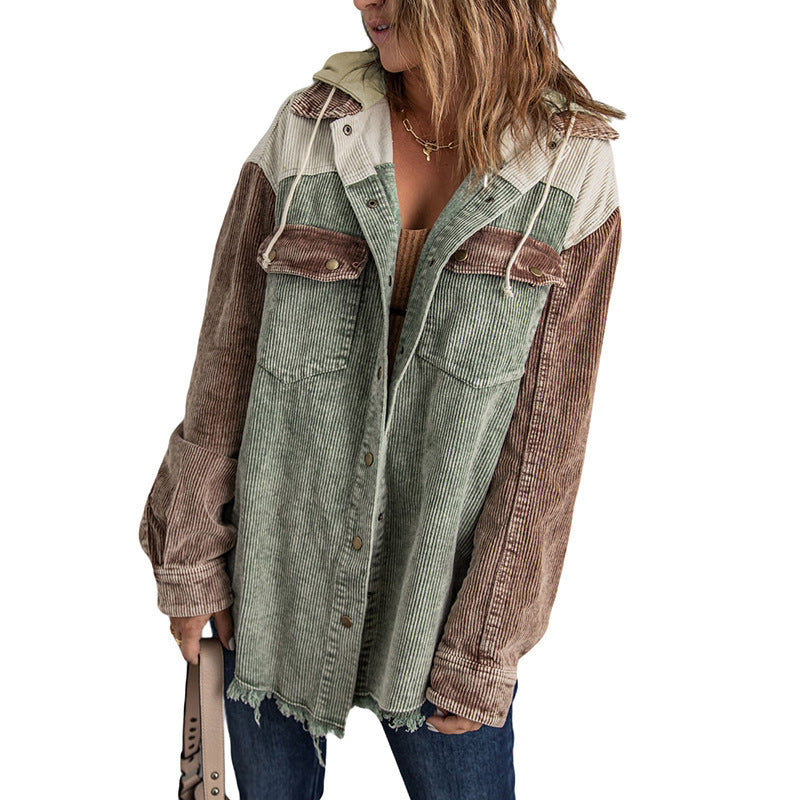New Women's Cardigan Hooded Coat